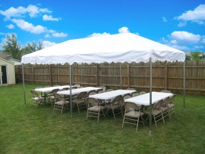 10x20 foot tent rental